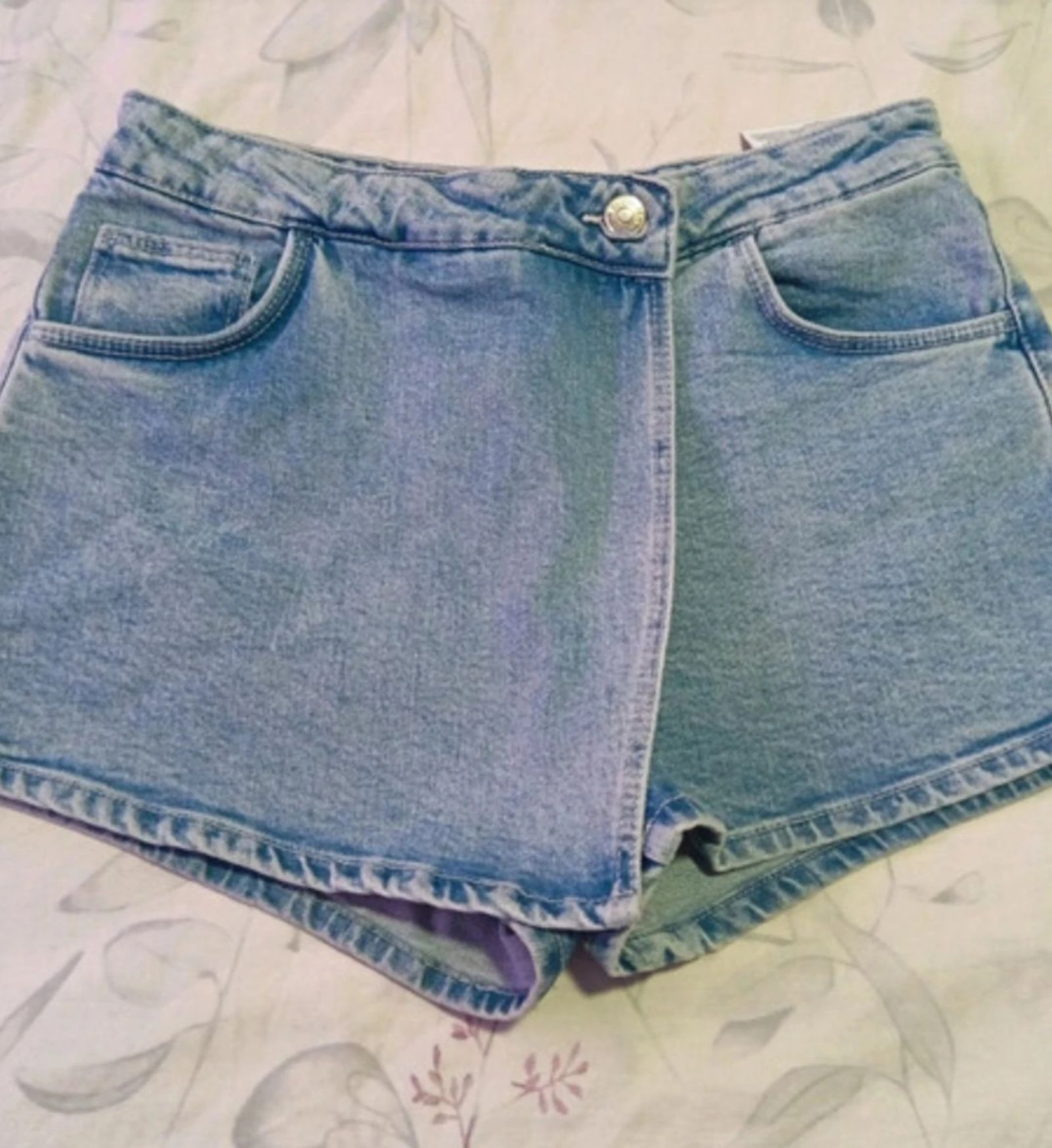 Minissaia jeans tamanho 36 – photo 3
